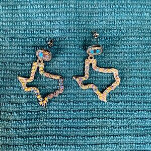 Sparky Texas Shaped Earrings